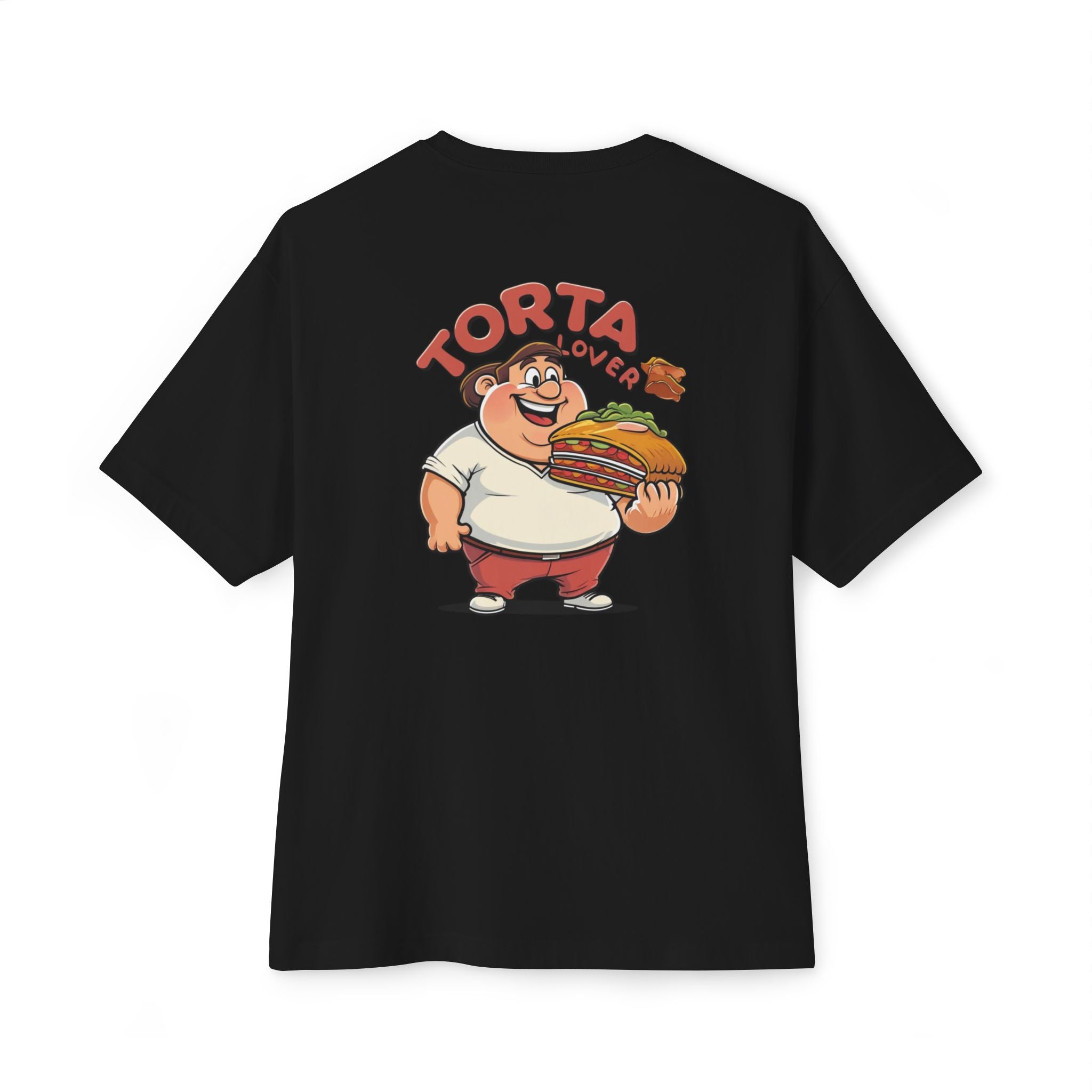 Torta Lover Oversized Tee - Funny Unisex Tee, Foodie Merchandise