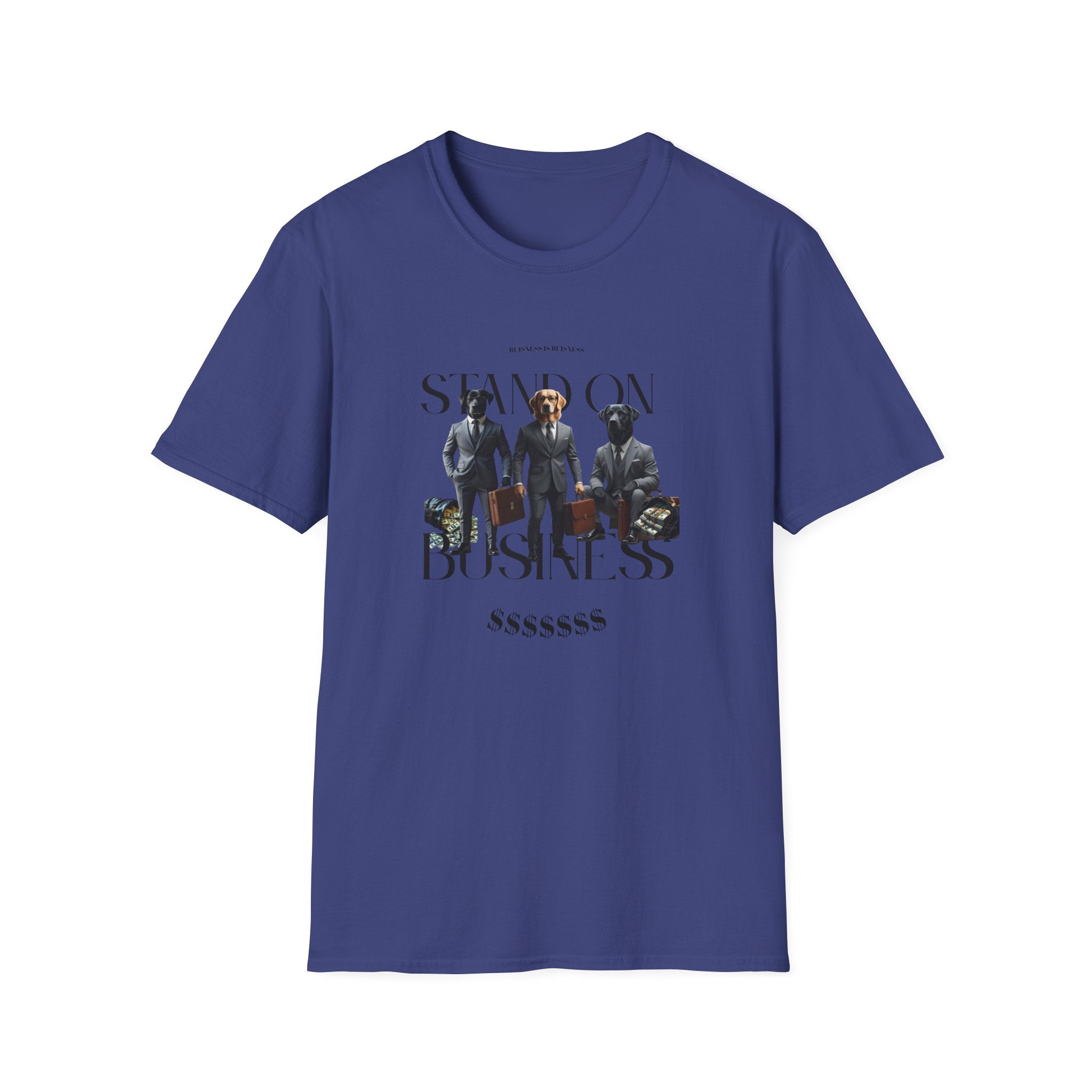Funny Dog Business Suit Unisex T-Shirt