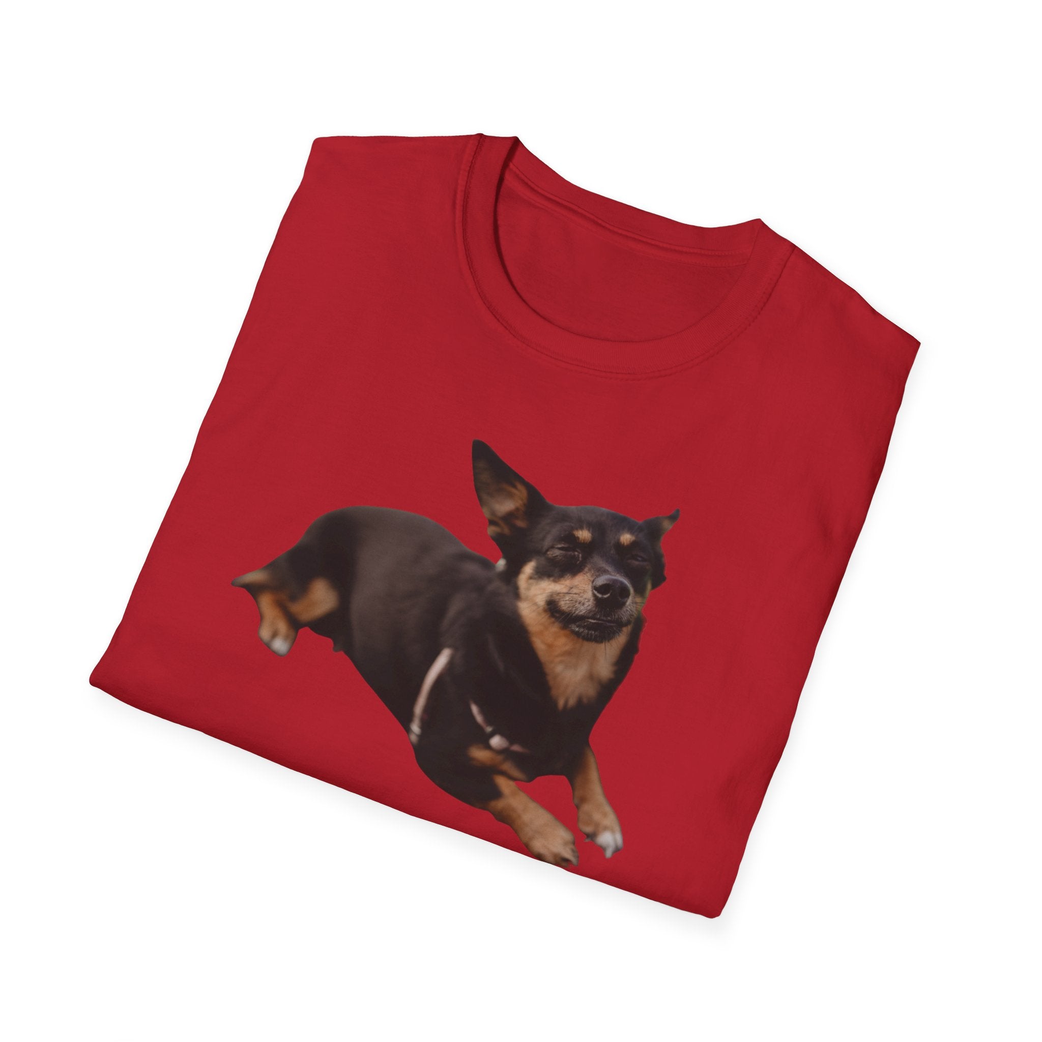 Cute Dog Smiling Unisex T-Shirt
