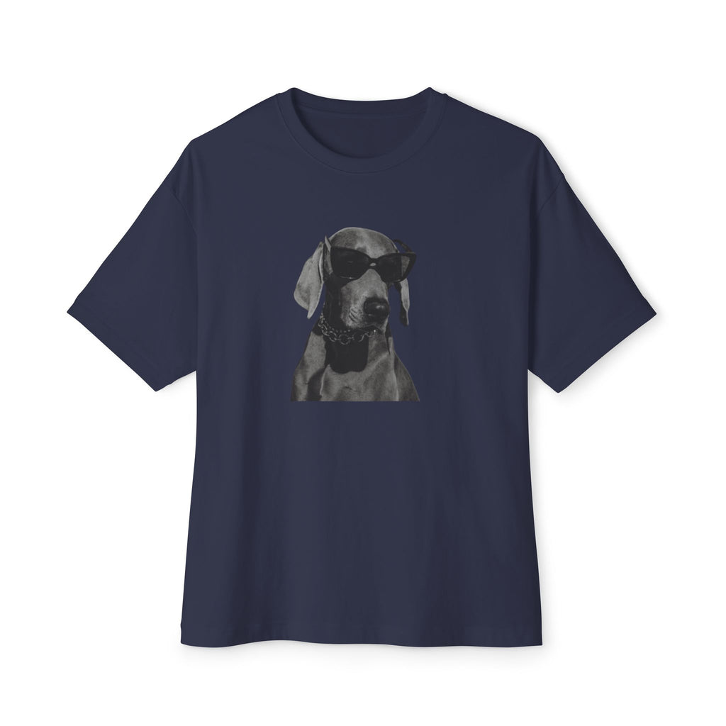 Cool/Chill Dog Graphic Unisex Oversized Boxy Tee