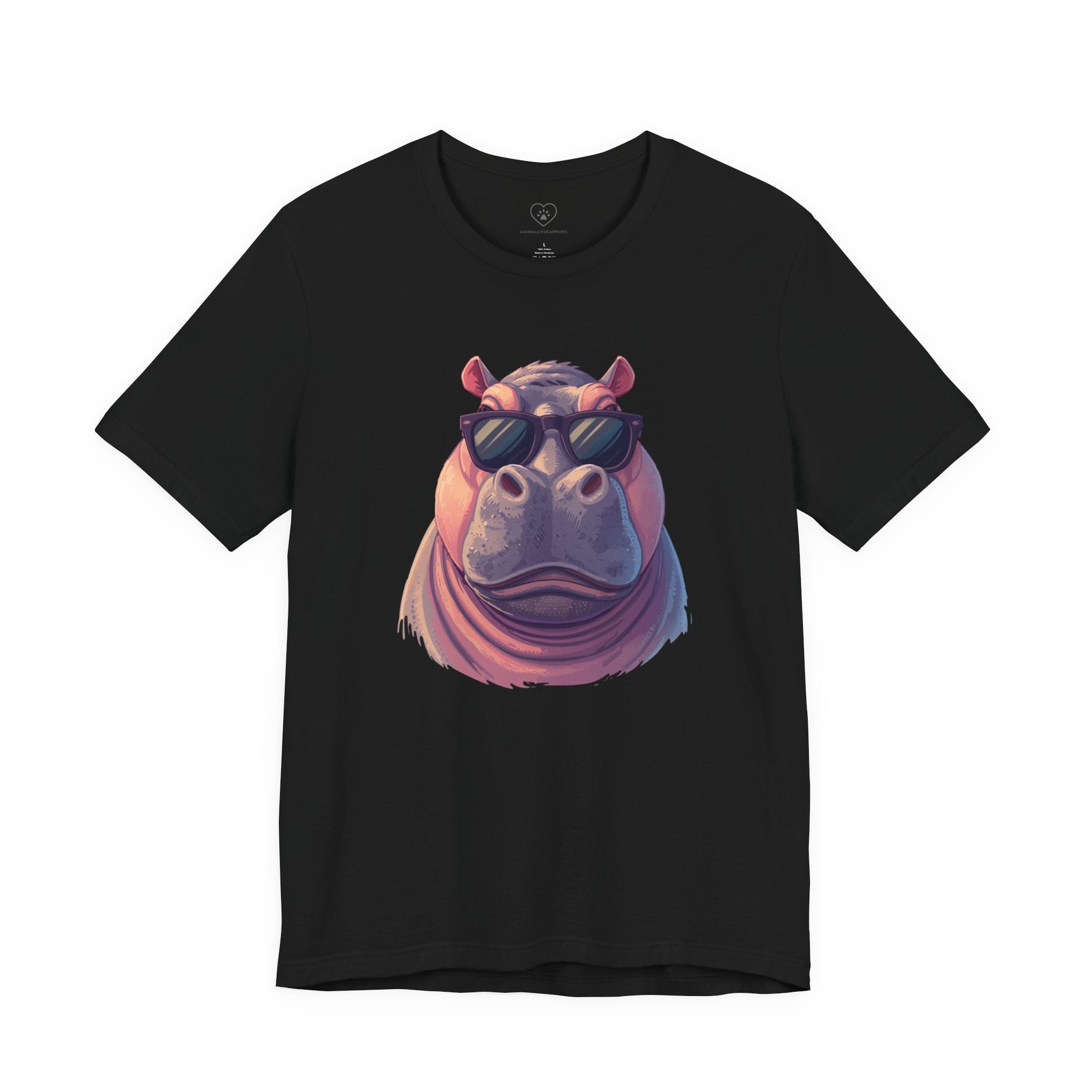 Cool Hippo T-Shirt with sunglasses