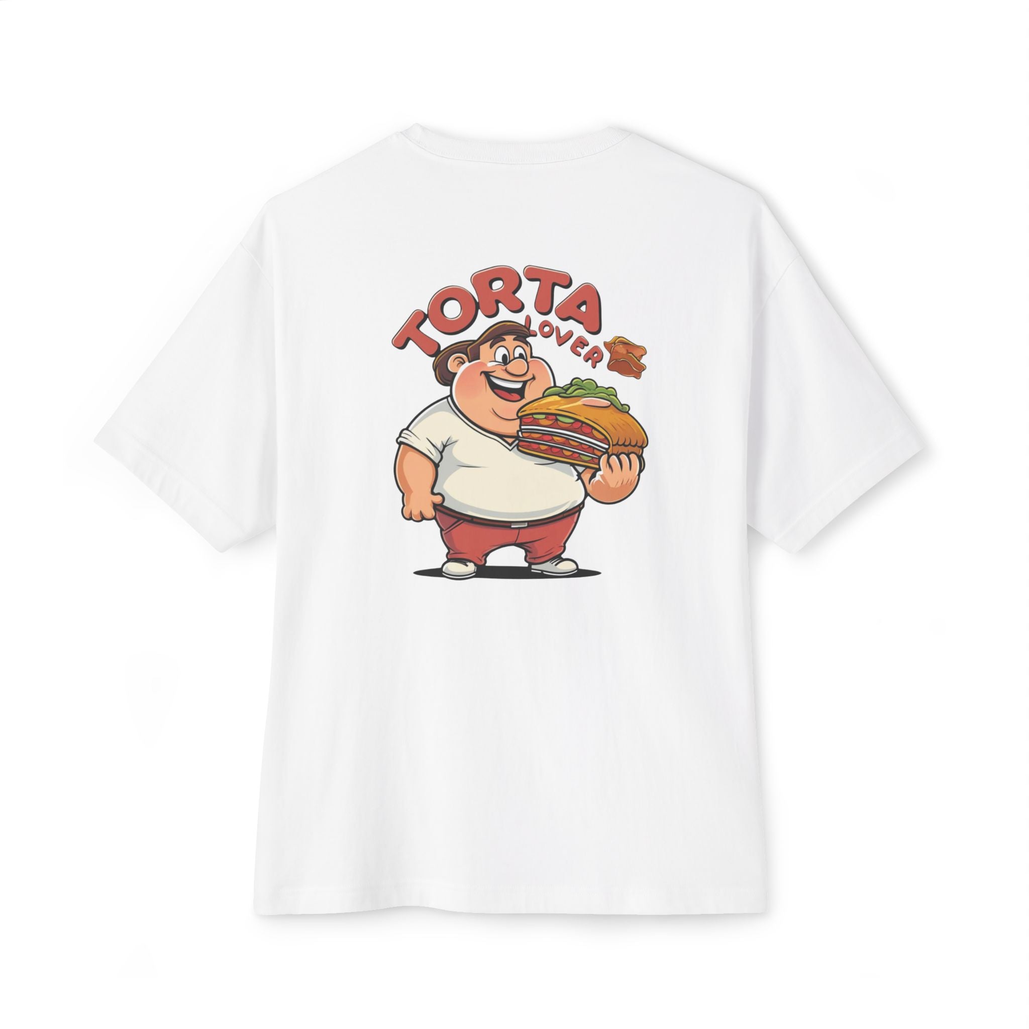 Torta Lover Oversized Tee - Funny Unisex Tee, Foodie Merchandise