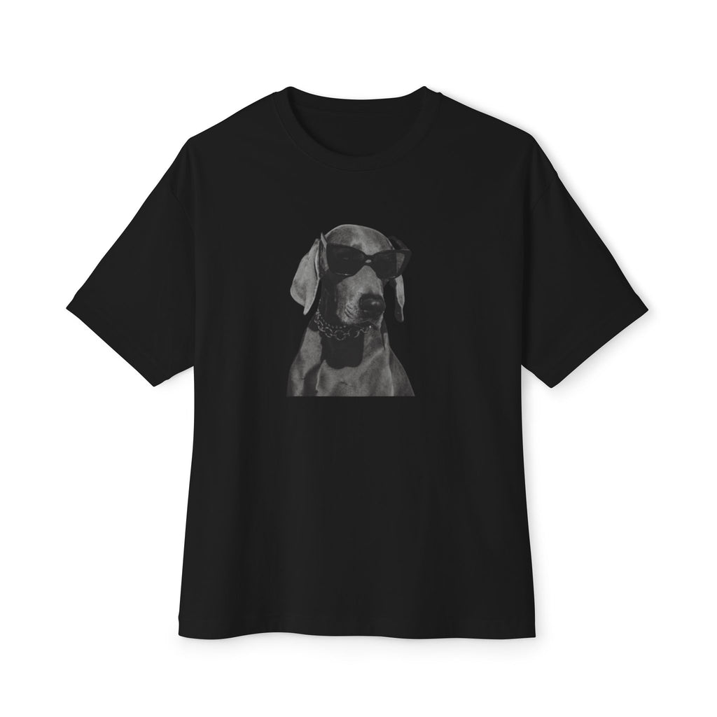 Cool/Chill Dog Graphic Unisex Oversized Boxy Tee