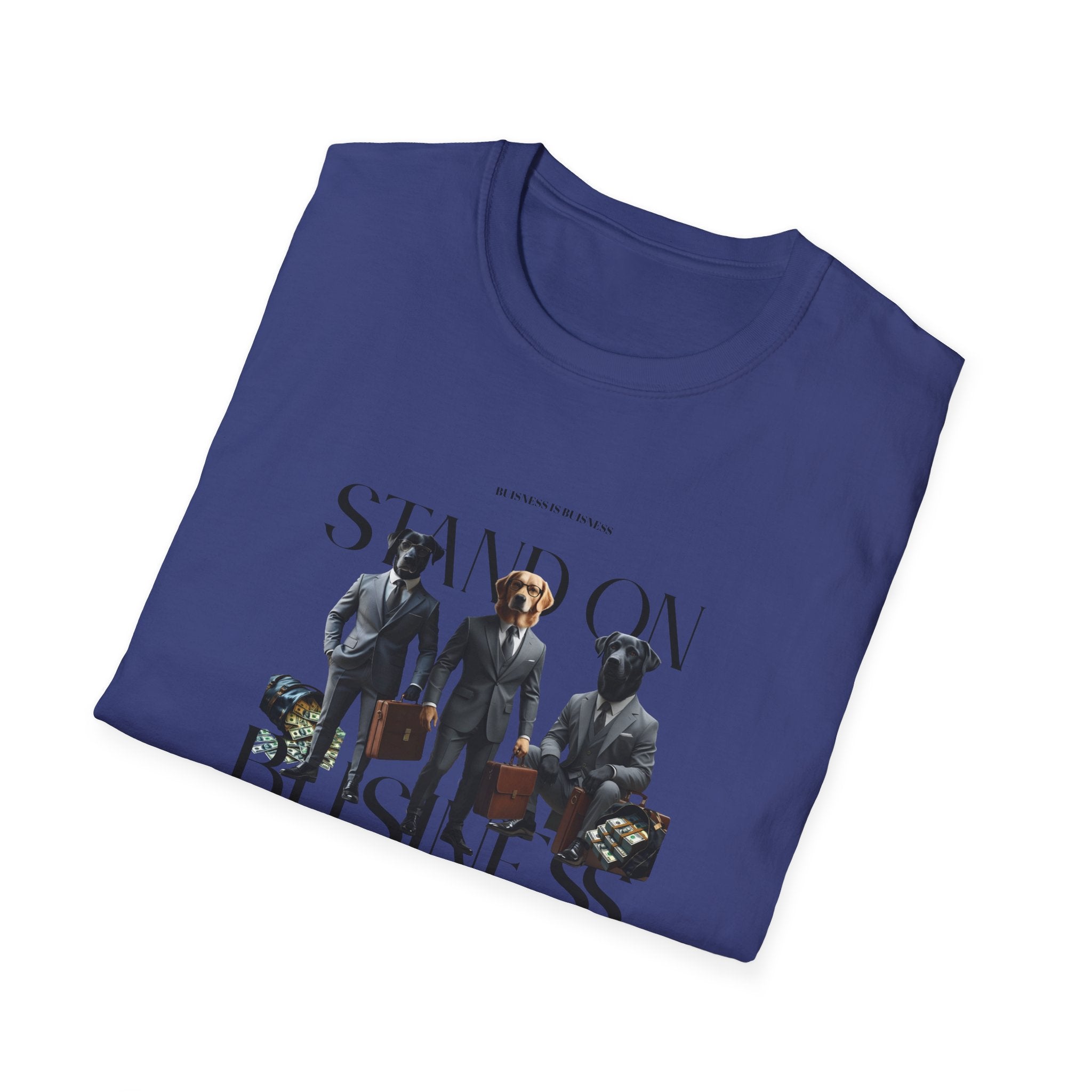 Funny Dog Business Suit Unisex T-Shirt