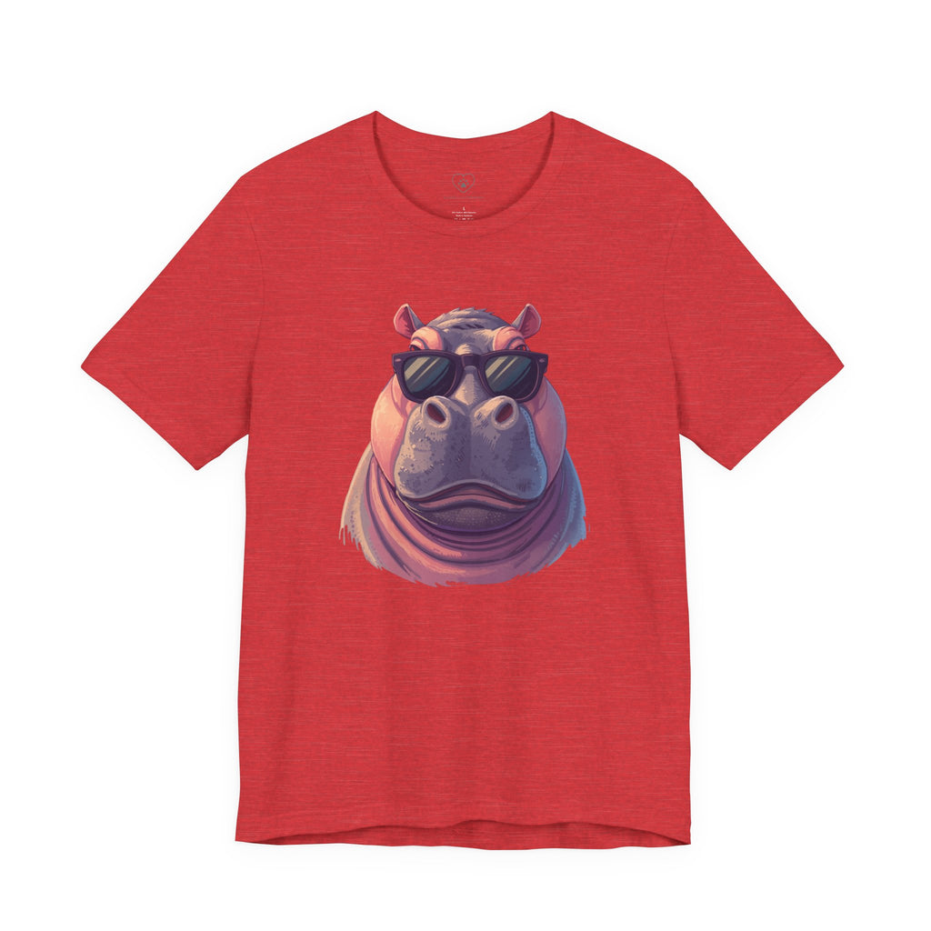 Cool Hippo T-Shirt with sunglasses