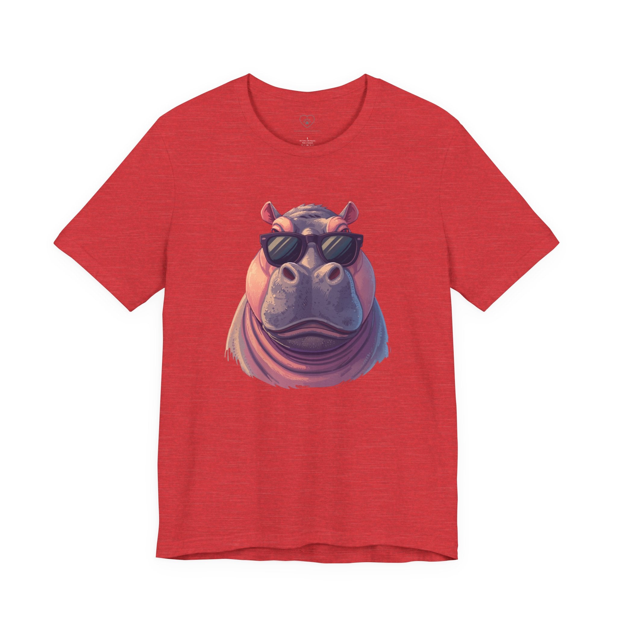 Cool Hippo T-Shirt with sunglasses
