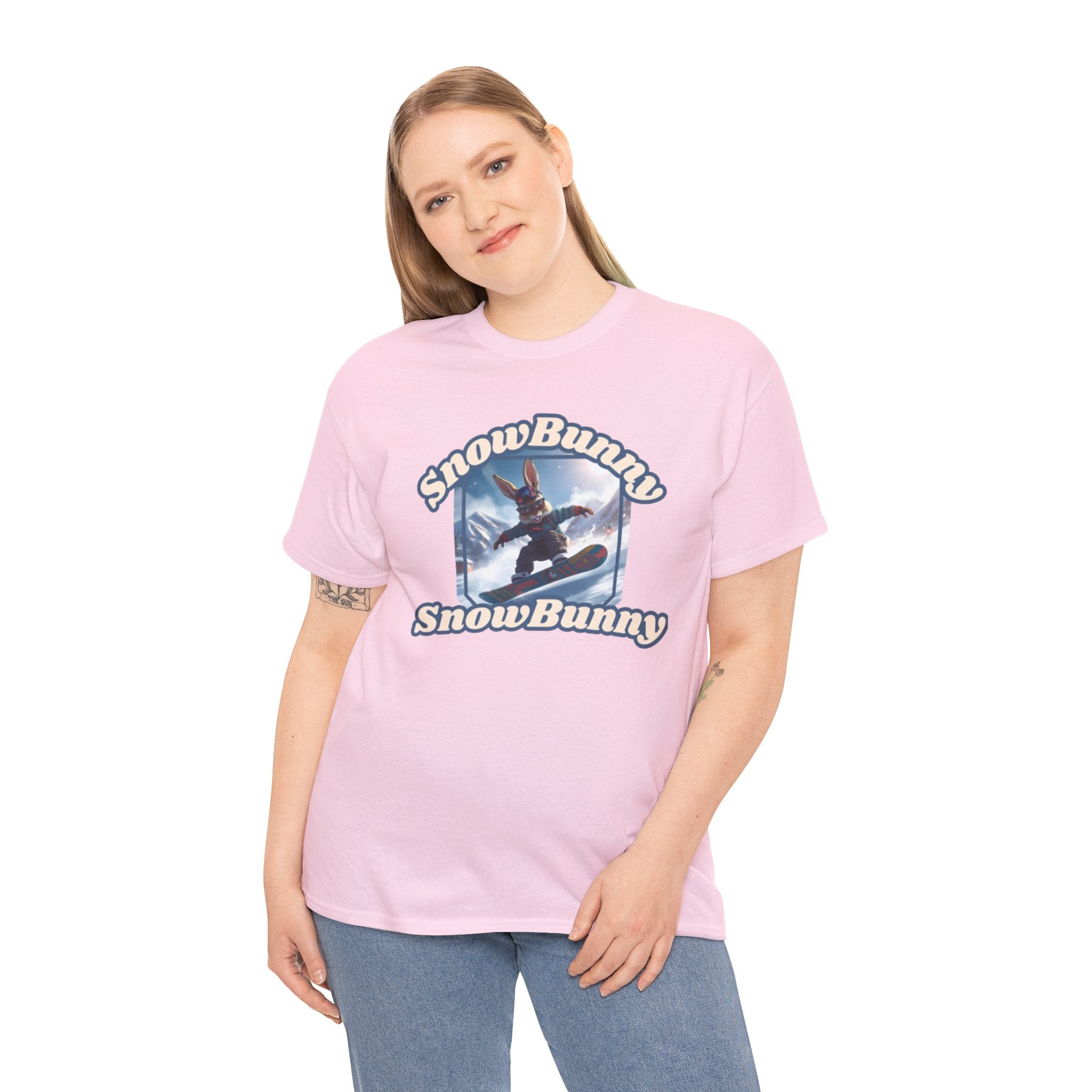 SnowBunny Snowboard Tee — Snowboarding Funny Graphic T-Shirt