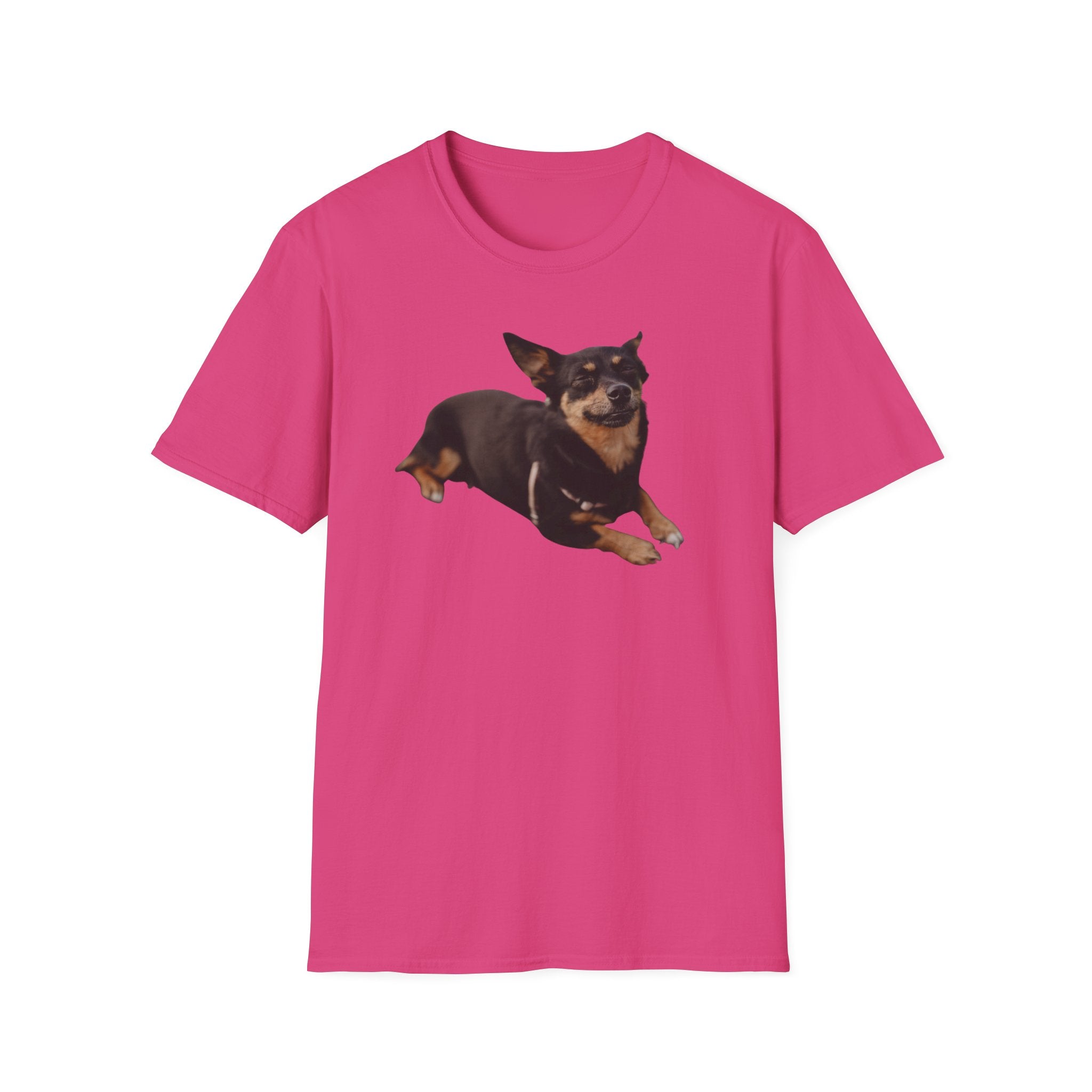 Cute Dog Smiling Unisex T-Shirt