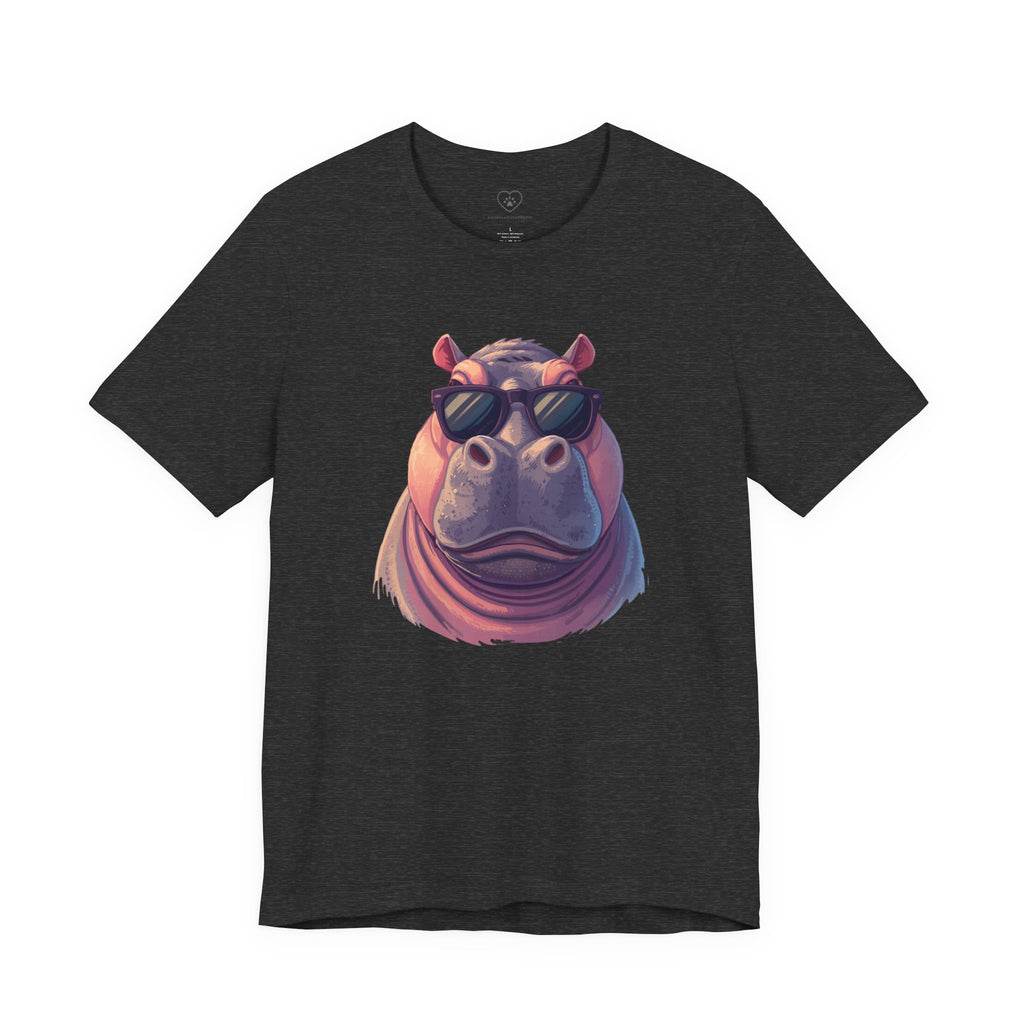 Cool Hippo T-Shirt with sunglasses