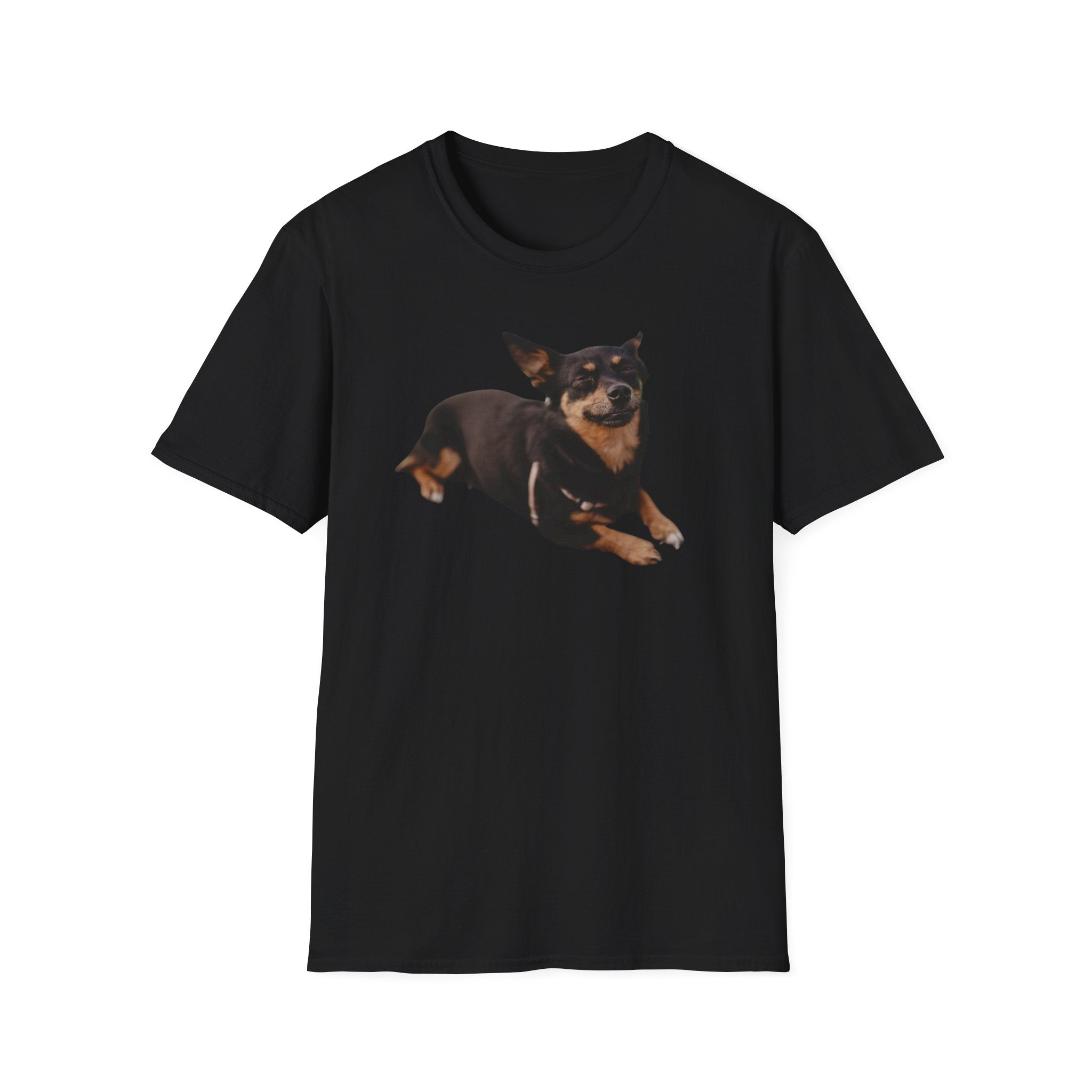 Cute Dog Smiling Unisex T-Shirt