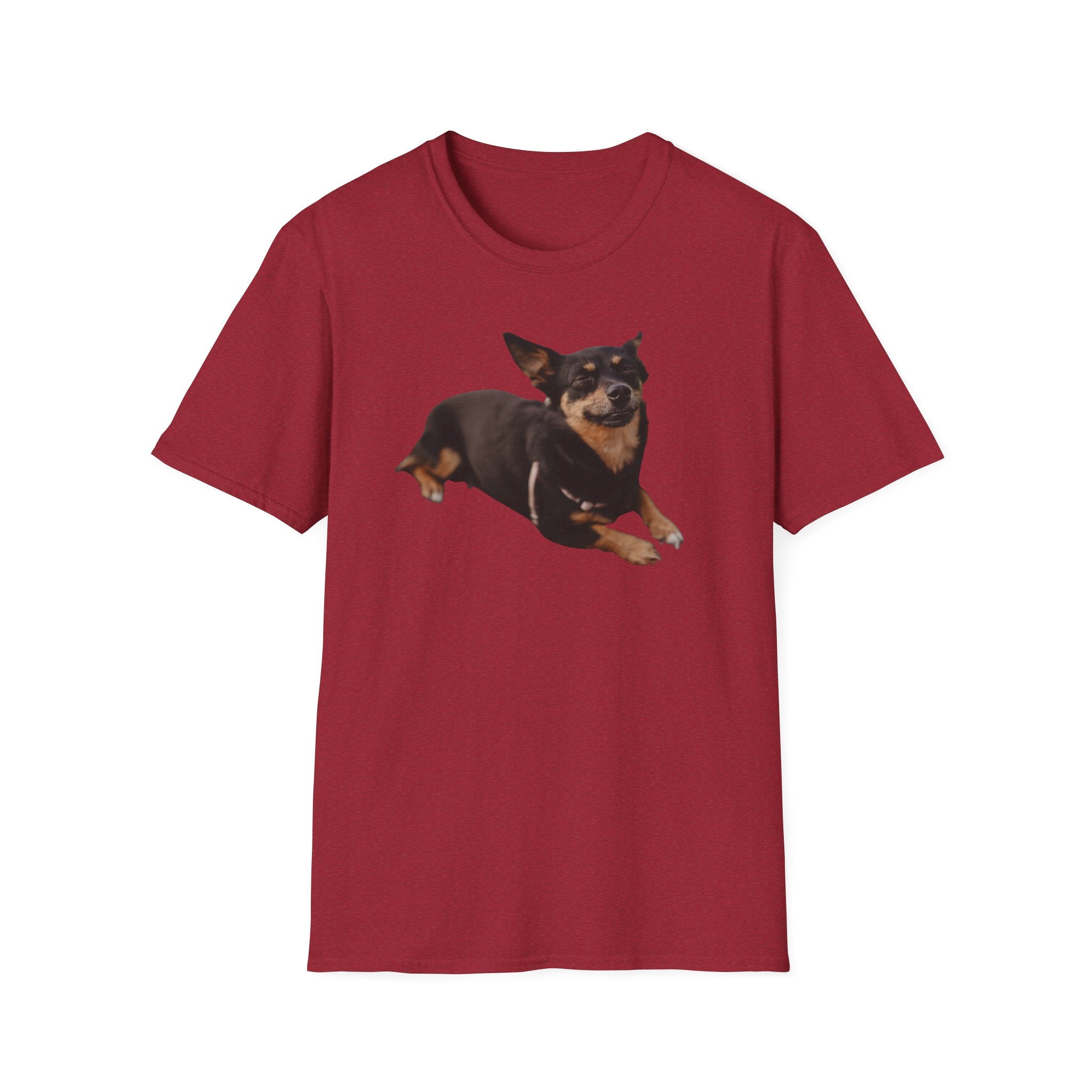 Cute Dog Smiling Unisex T-Shirt