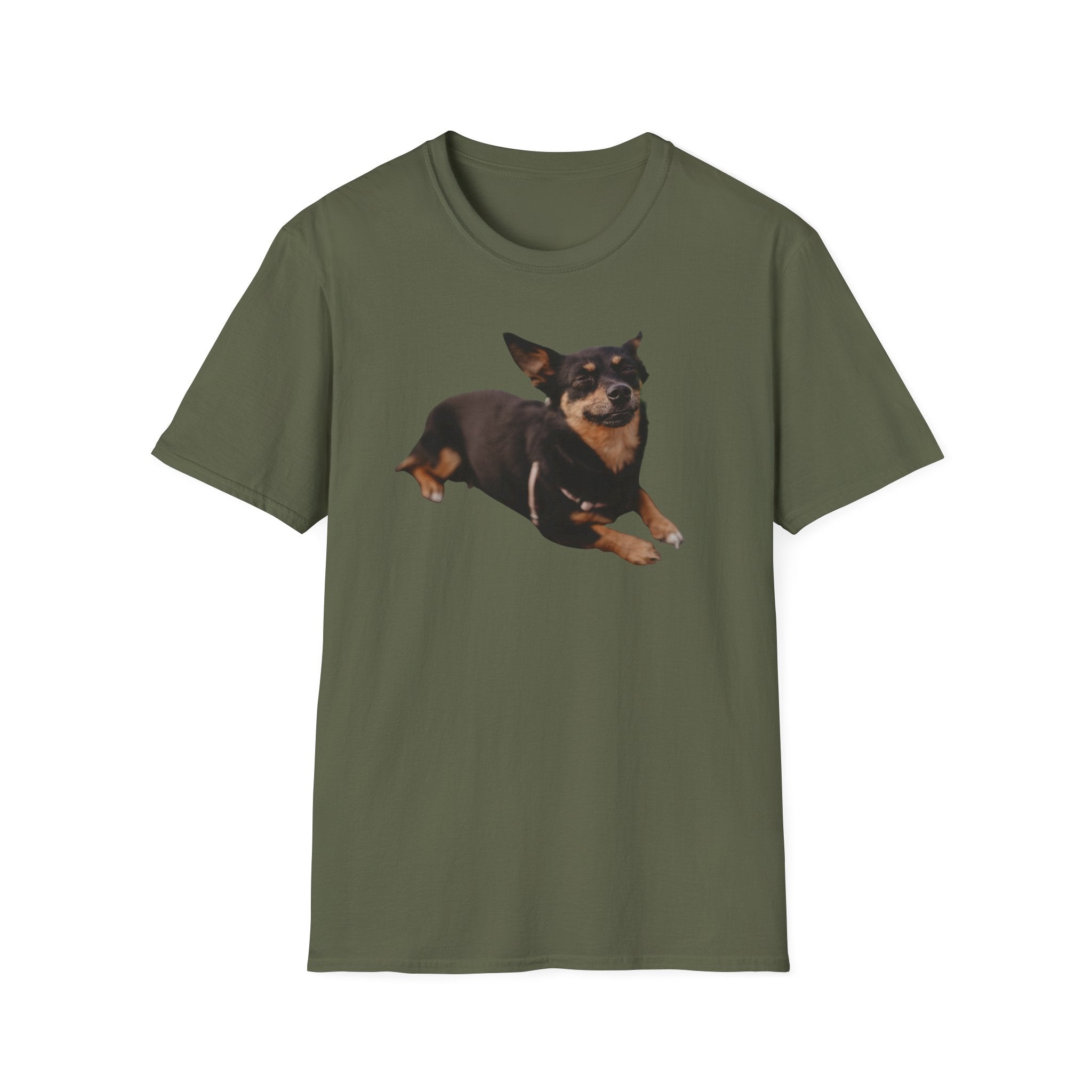 Cute Dog Smiling Unisex T-Shirt