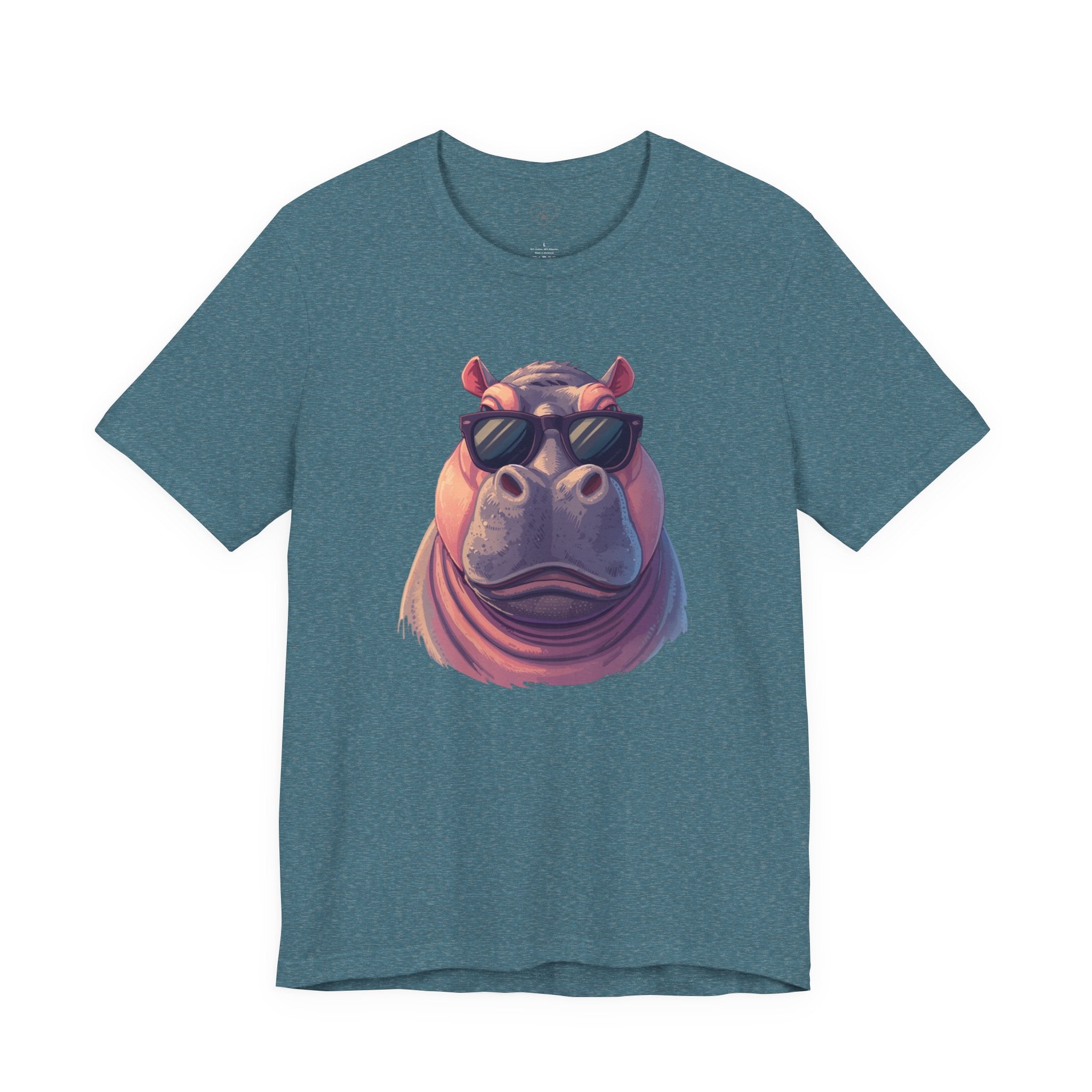 Cool Hippo T-Shirt with sunglasses