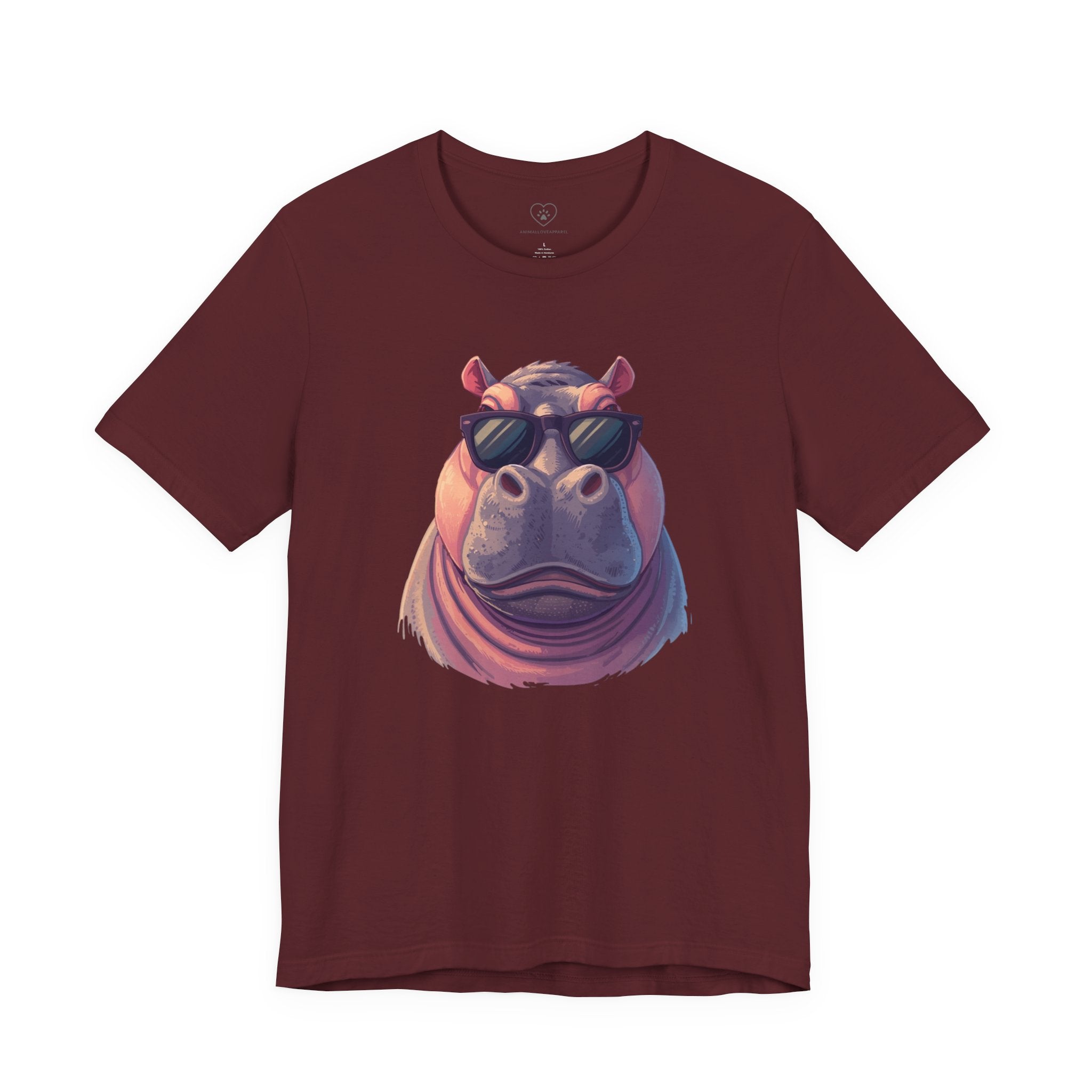 Cool Hippo T-Shirt with sunglasses
