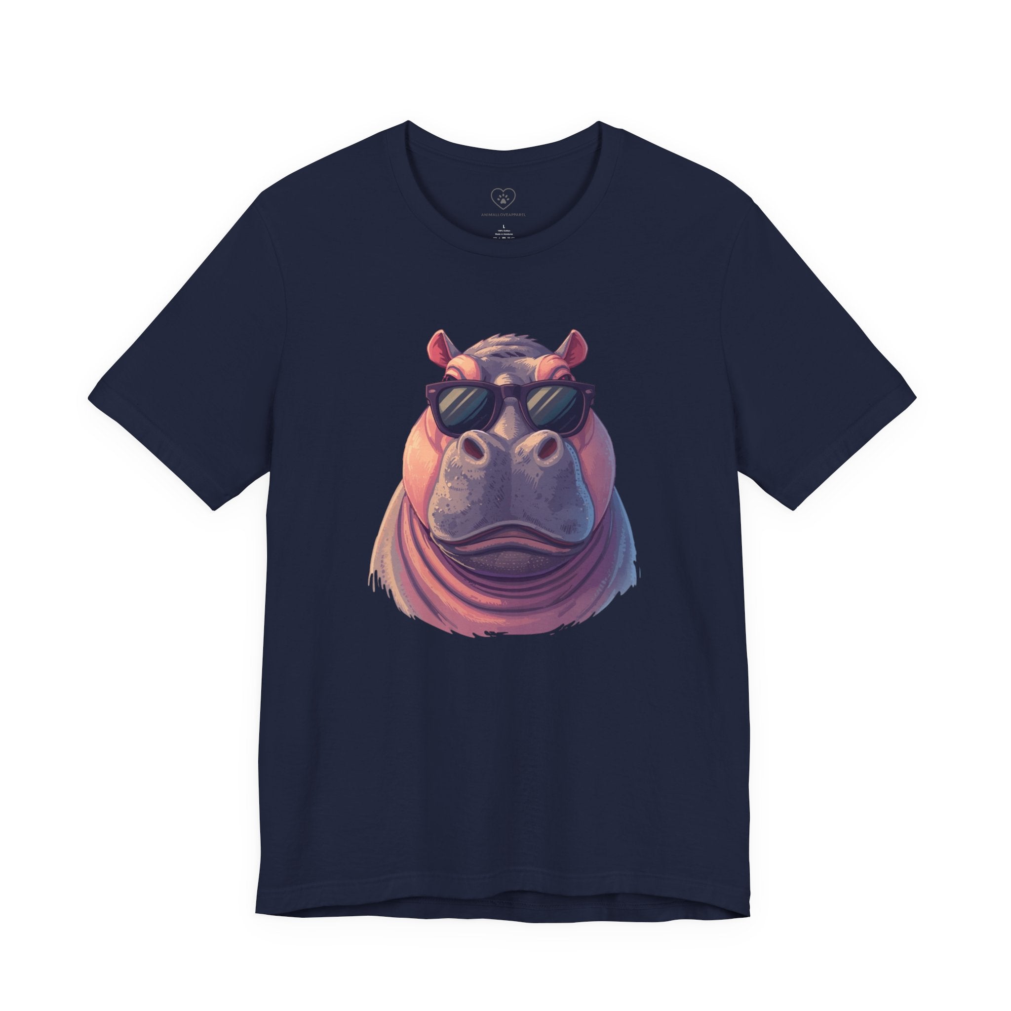 Cool Hippo T-Shirt with sunglasses
