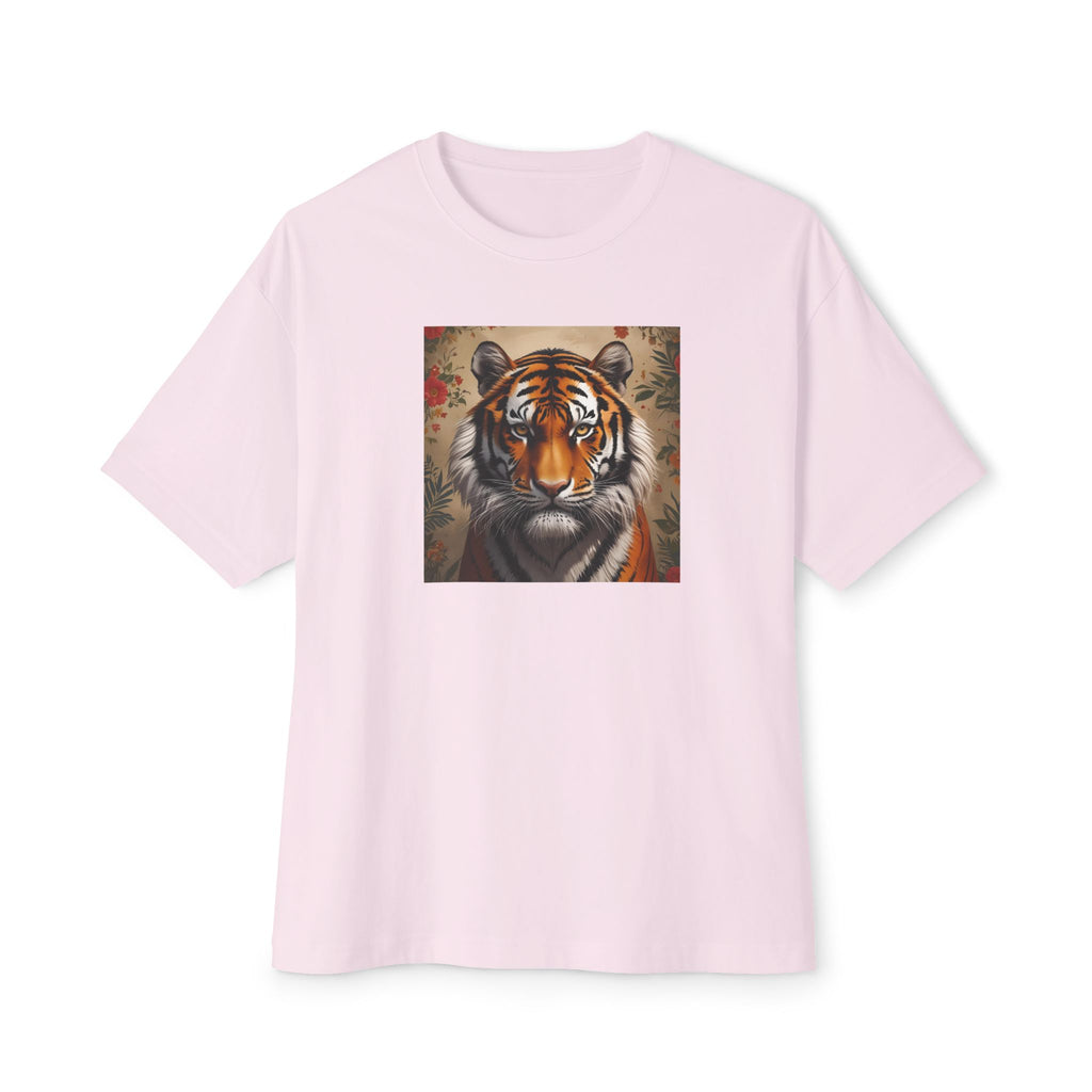 Wild Spirit Unisex Oversized Tee, Tiger Graphic Tee, Casual Streetwear, Animal Lover Shirt, Gifts for Wildlife Enthusiasts