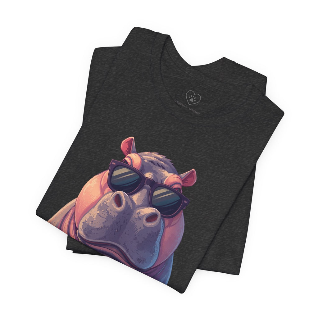 Cool Hippo T-Shirt with sunglasses