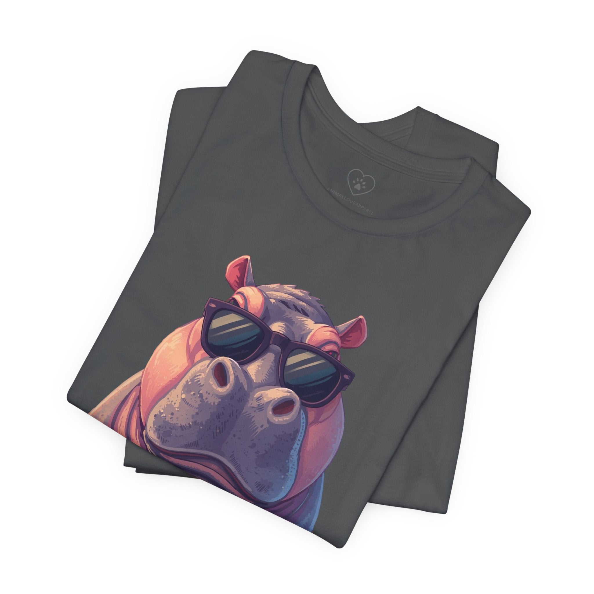 Cool Hippo T-Shirt with sunglasses
