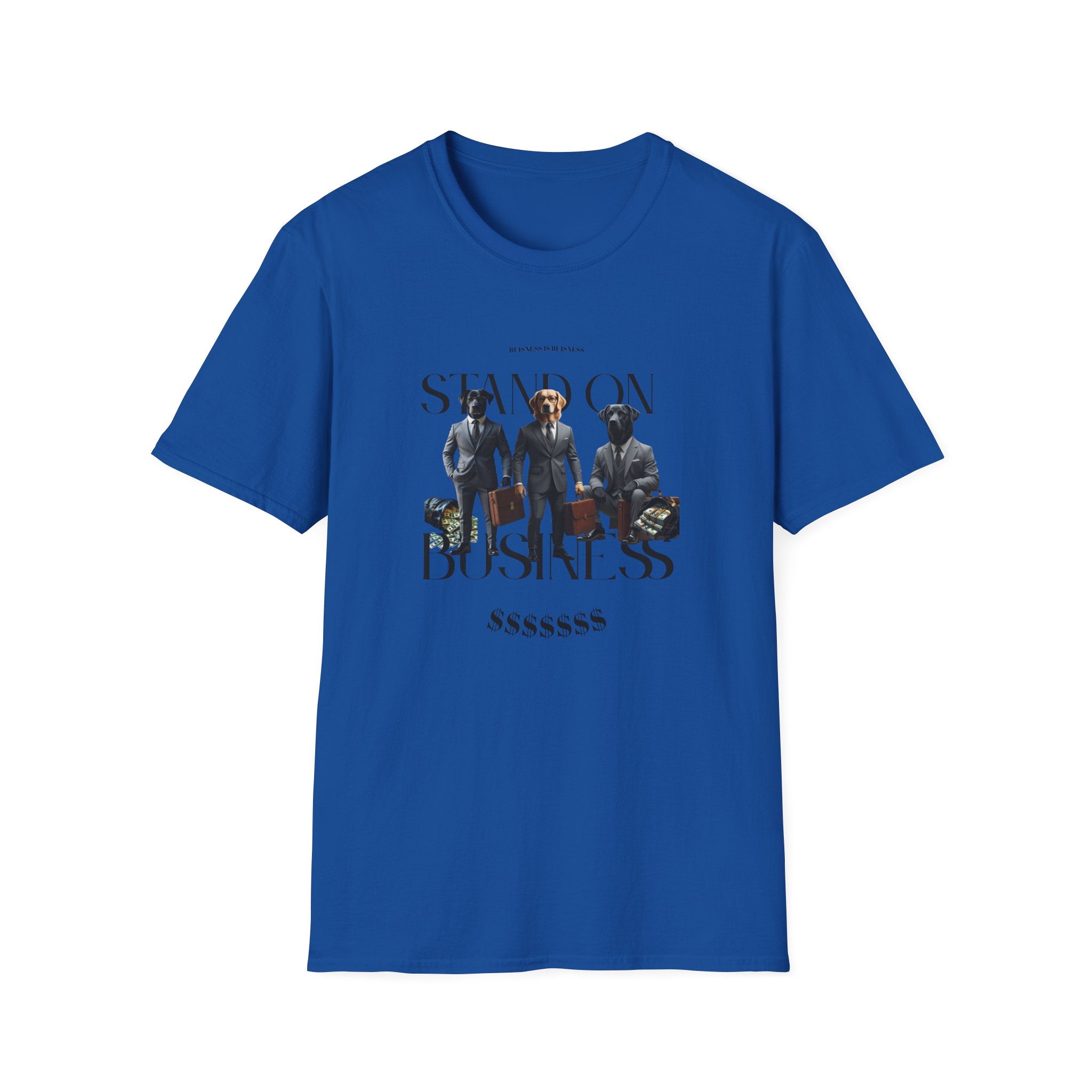 Funny Dog Business Suit Unisex T-Shirt
