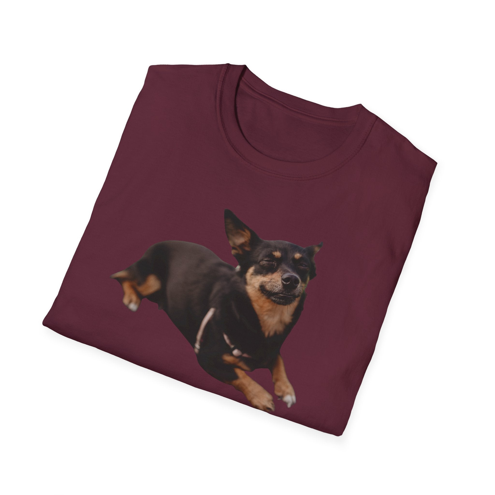 Cute Dog Smiling Unisex T-Shirt