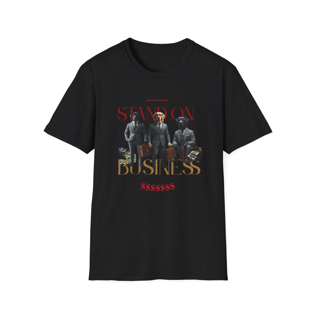 Funny Dog Business Suit Unisex T-Shirt