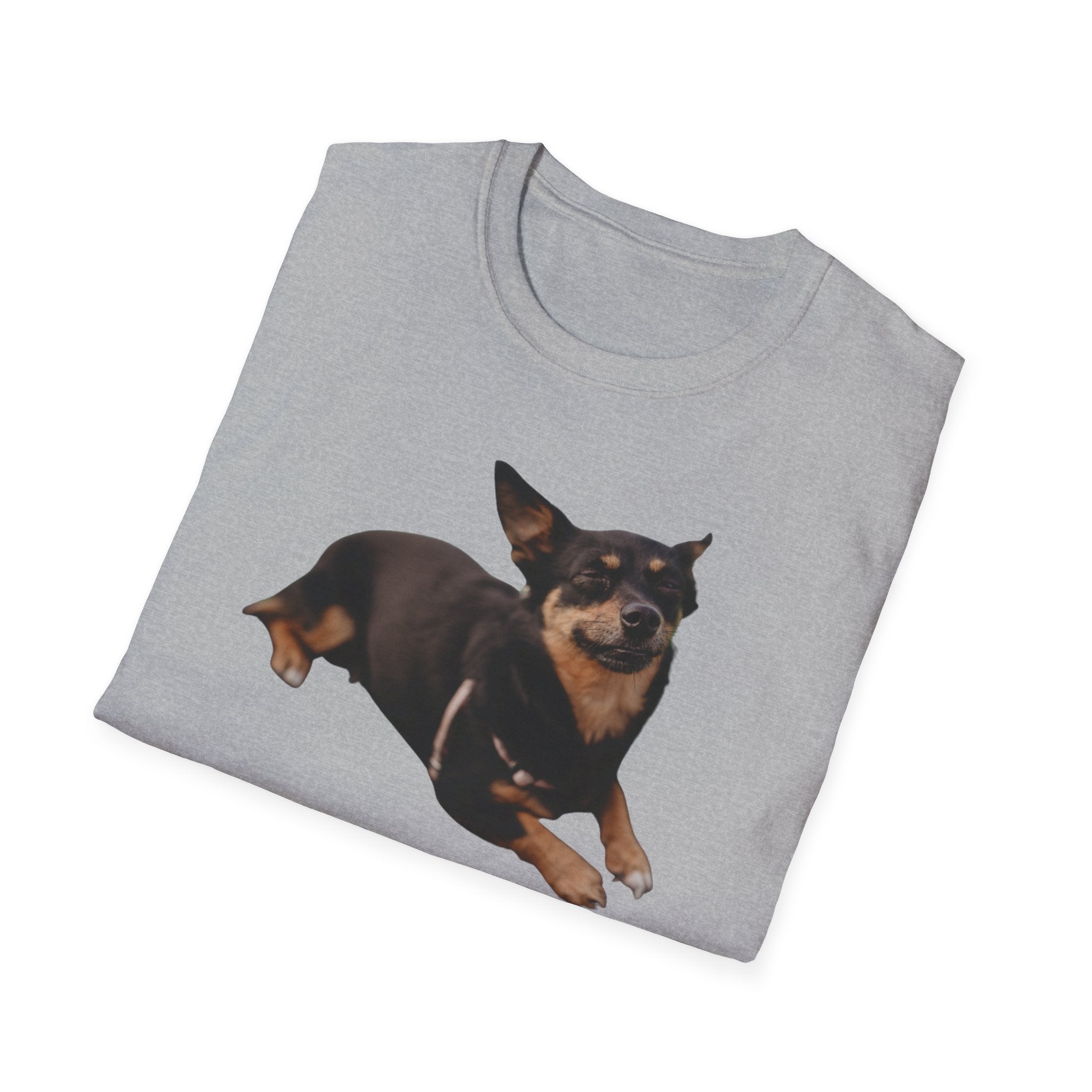 Cute Dog Smiling Unisex T-Shirt