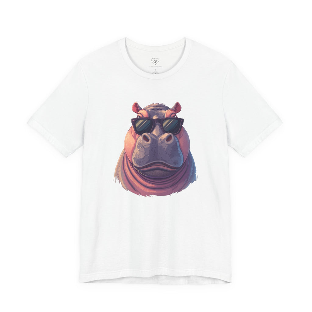 Cool Hippo T-Shirt with sunglasses