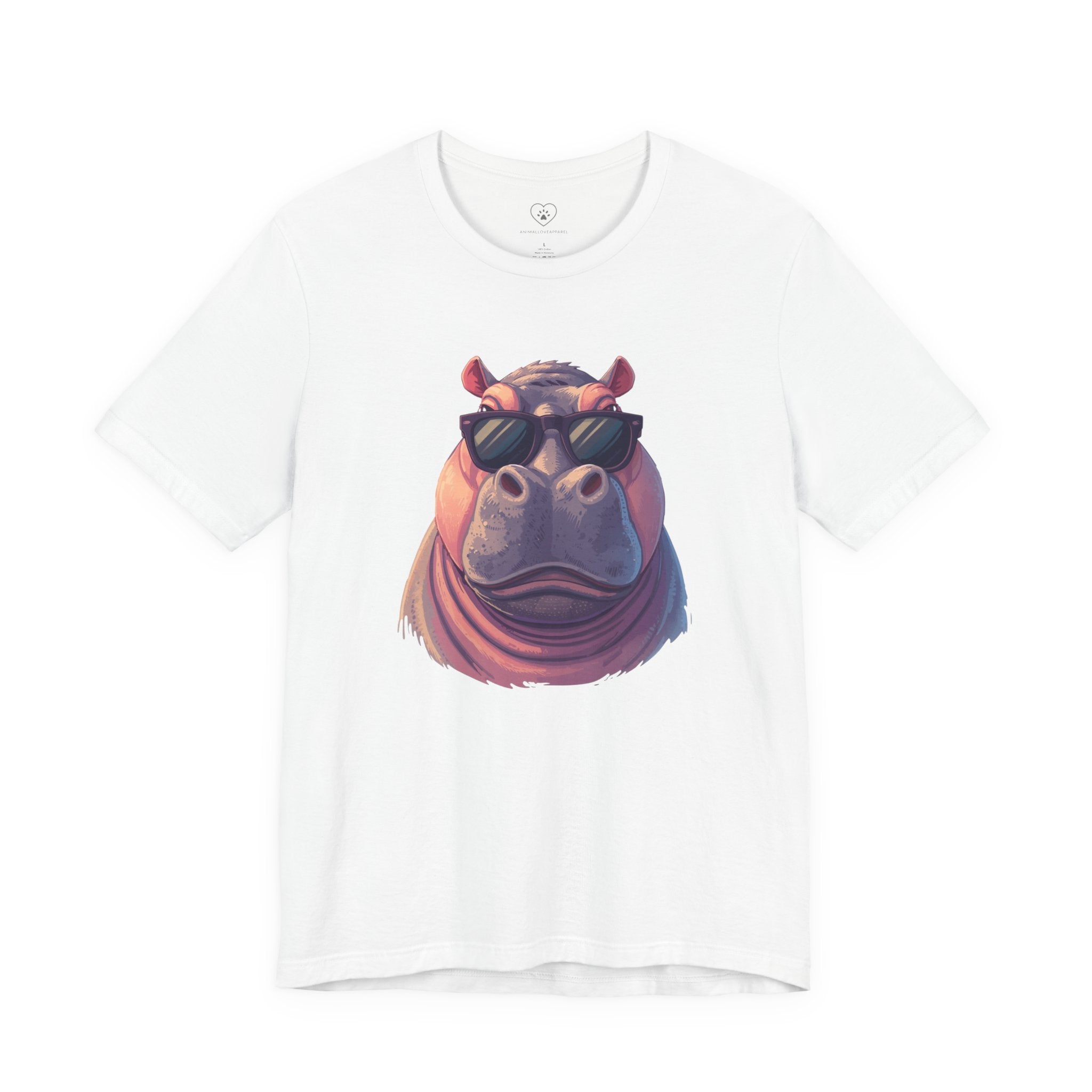 Cool Hippo T-Shirt with sunglasses