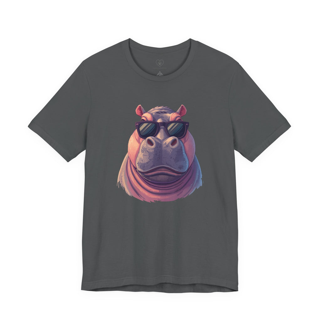 Cool Hippo T-Shirt with sunglasses