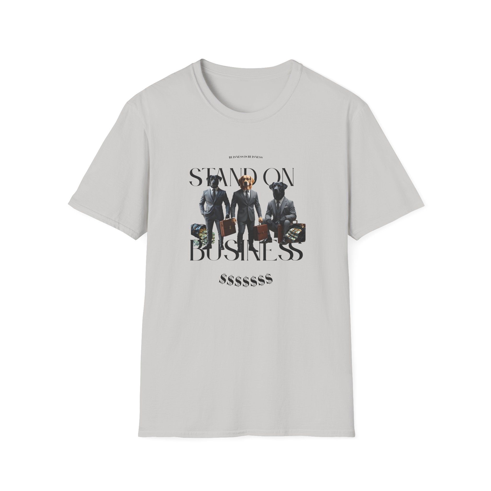 Funny Dog Business Suit Unisex T-Shirt
