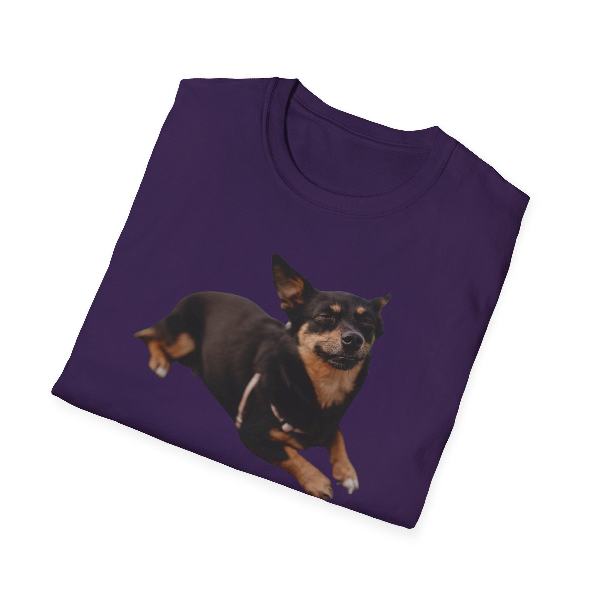 Cute Dog Smiling Unisex T-Shirt