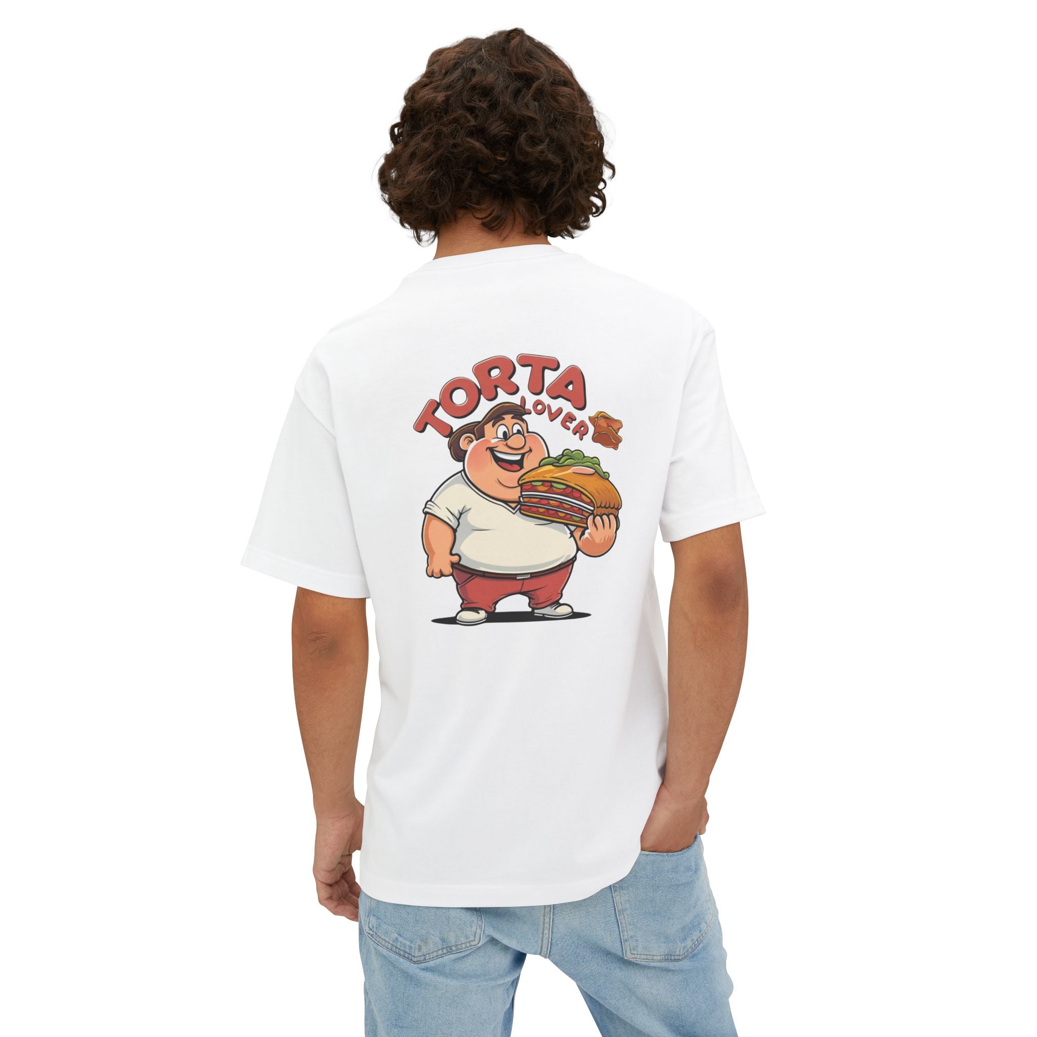 Torta Lover Oversized Tee - Funny Unisex Tee, Foodie Merchandise