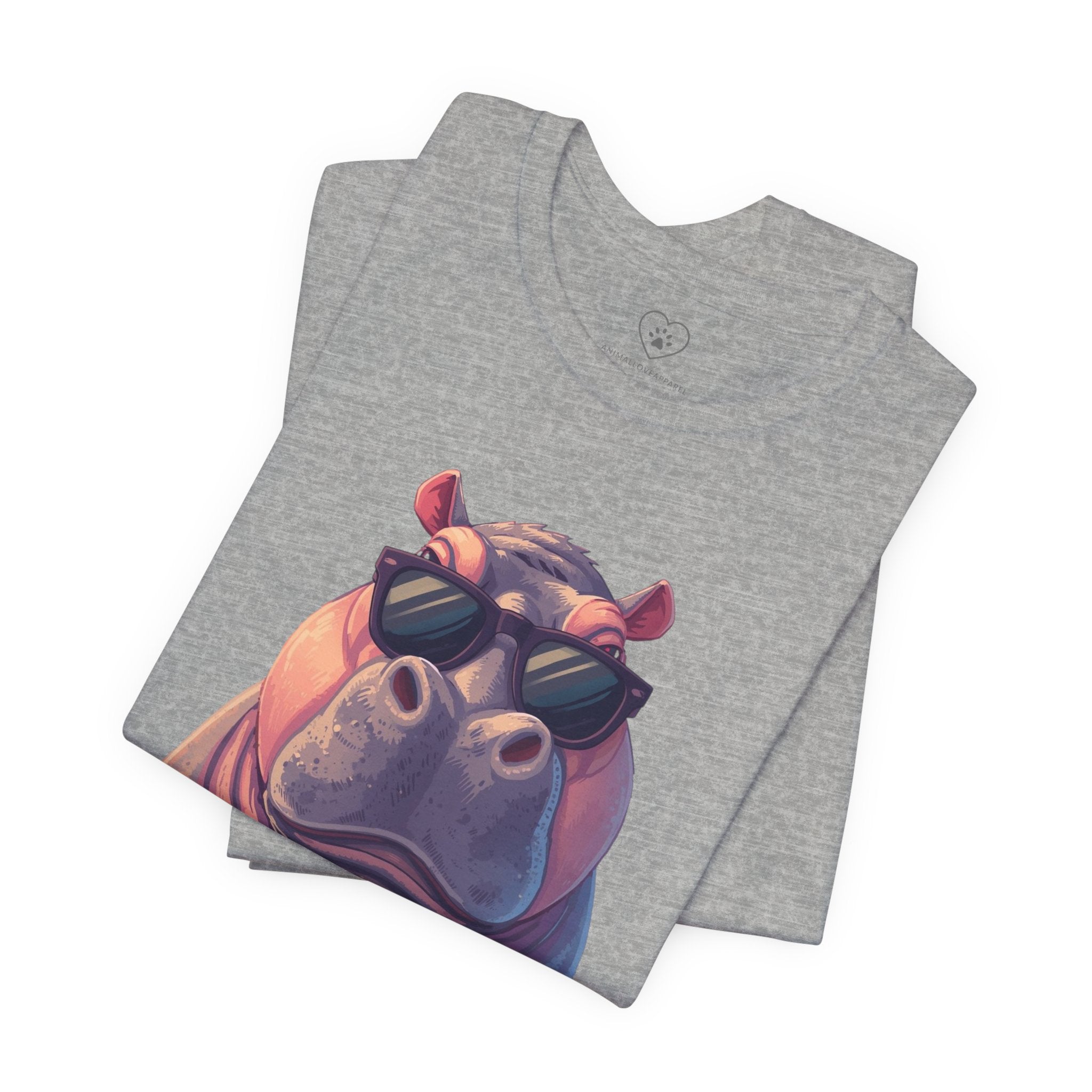 Cool Hippo T-Shirt with sunglasses