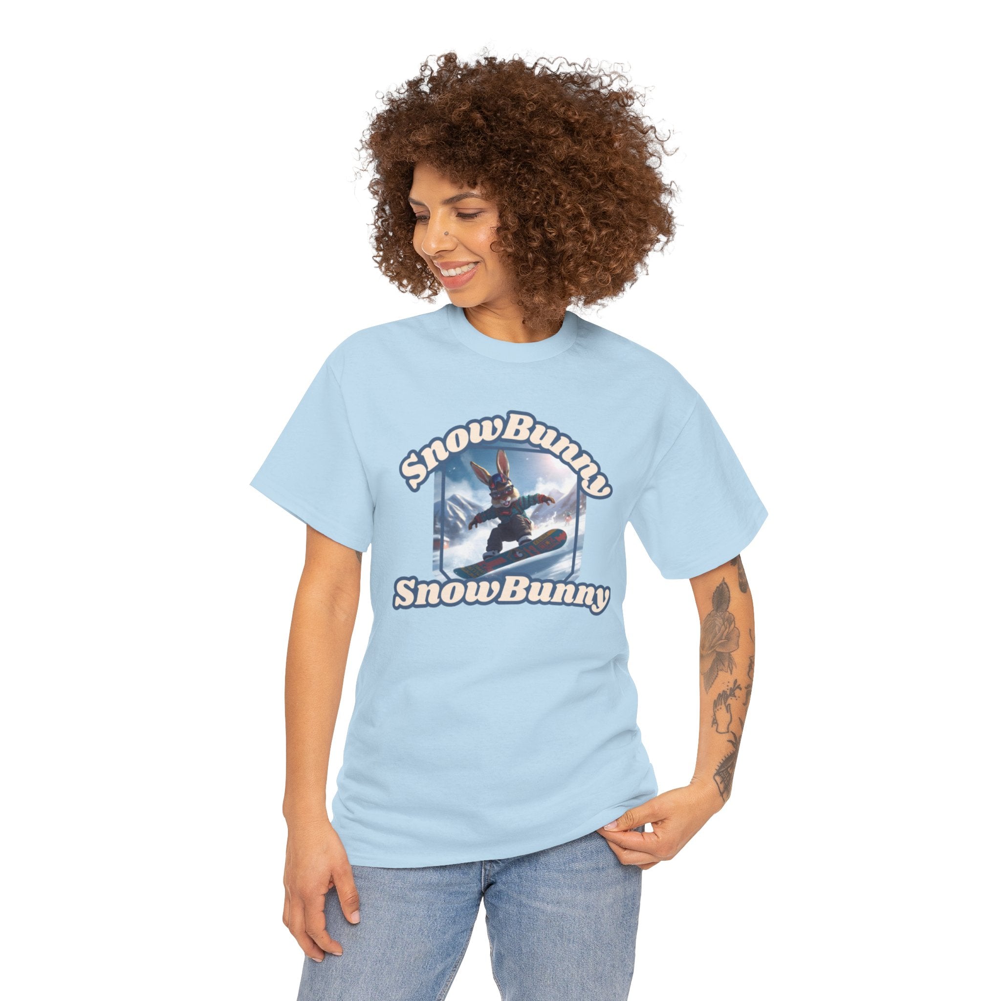 SnowBunny Snowboard Tee — Snowboarding Funny Graphic T-Shirt