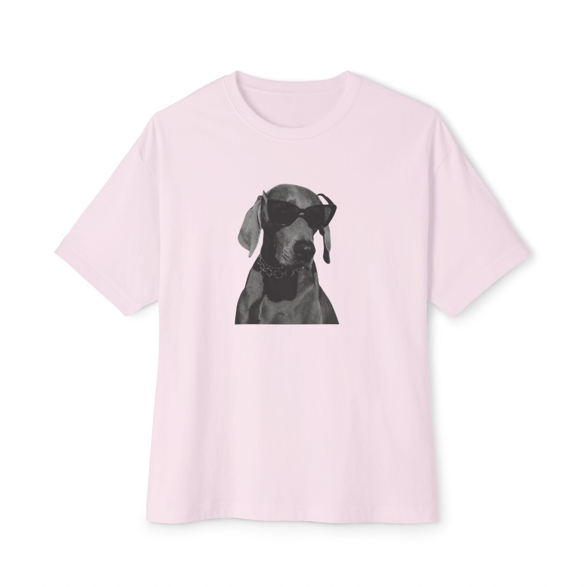 Cool/Chill Dog Graphic Unisex Oversized Boxy Tee