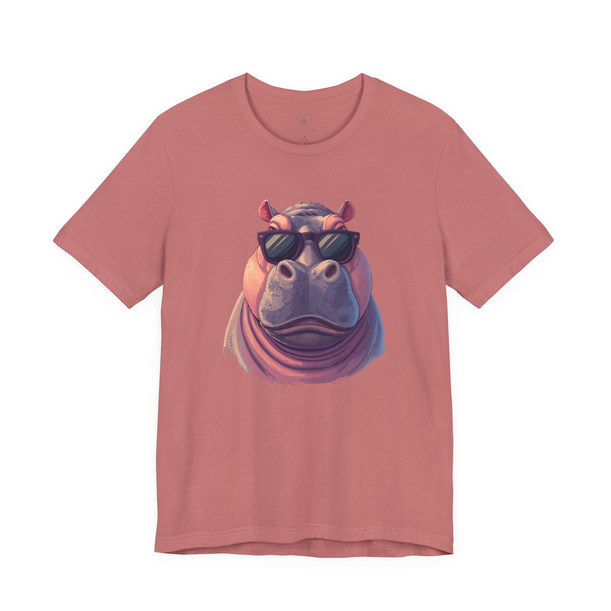 Cool Hippo T-Shirt with sunglasses