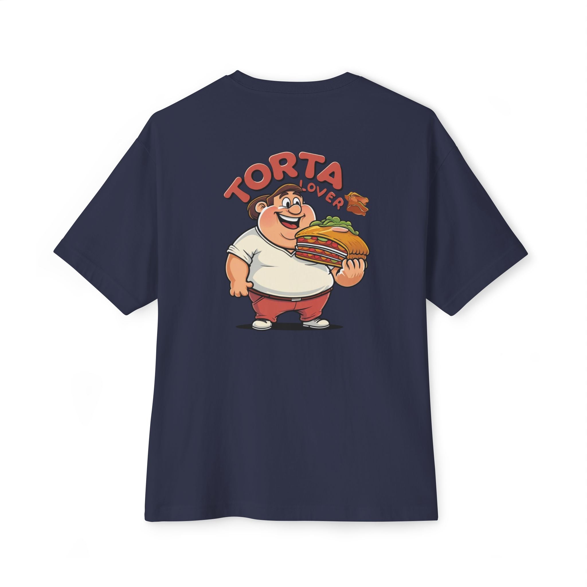 Torta Lover Oversized Tee - Funny Unisex Tee, Foodie Merchandise