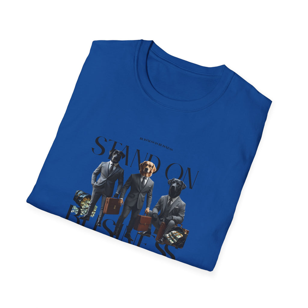 Funny Dog Business Suit Unisex T-Shirt