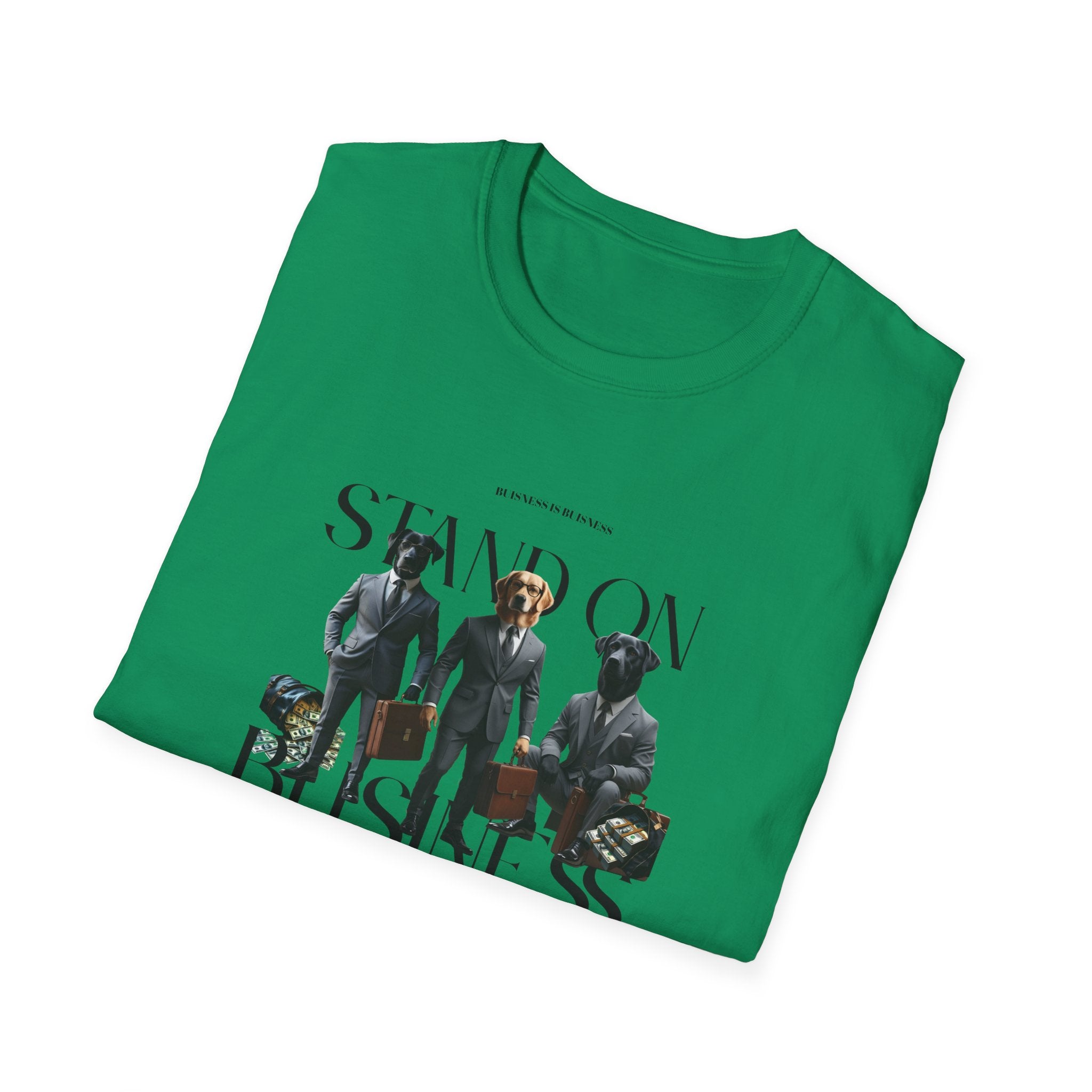 Funny Dog Business Suit Unisex T-Shirt