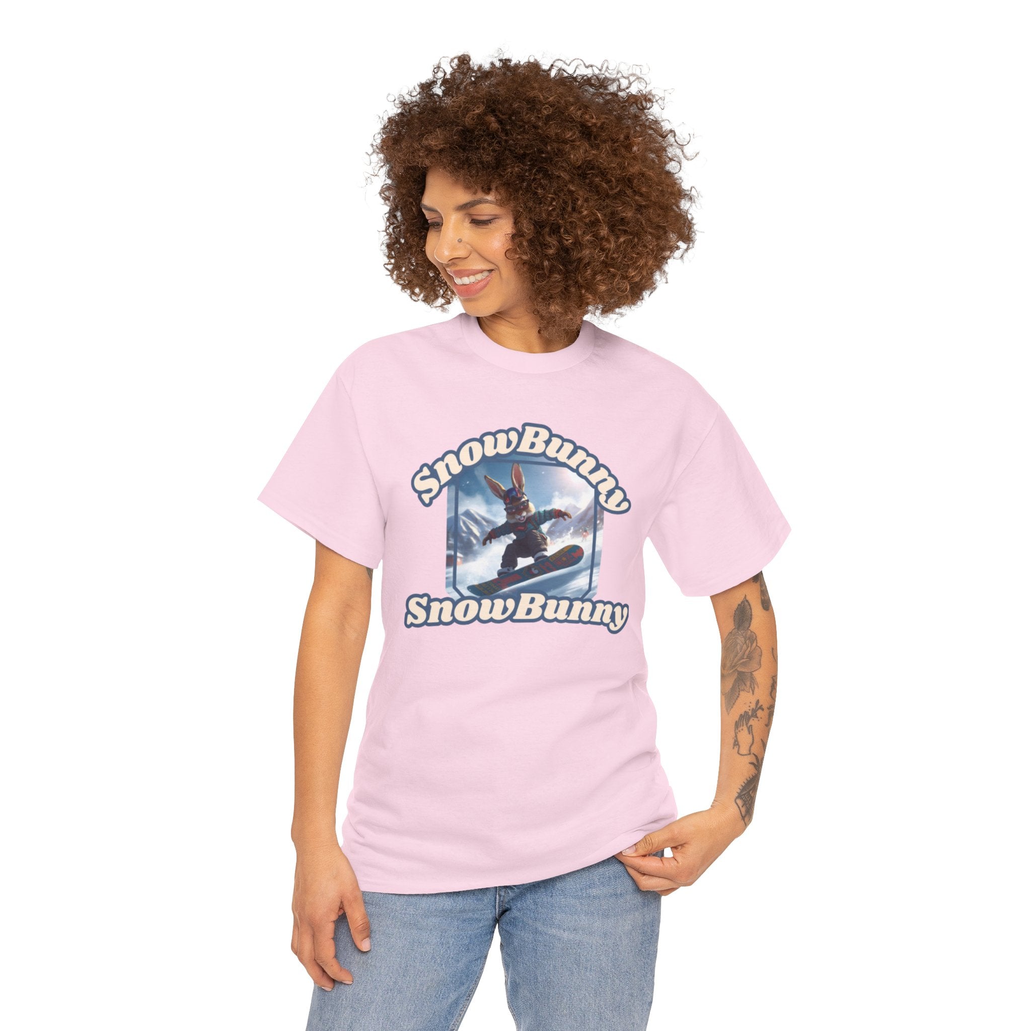 SnowBunny Snowboard Tee — Snowboarding Funny Graphic T-Shirt