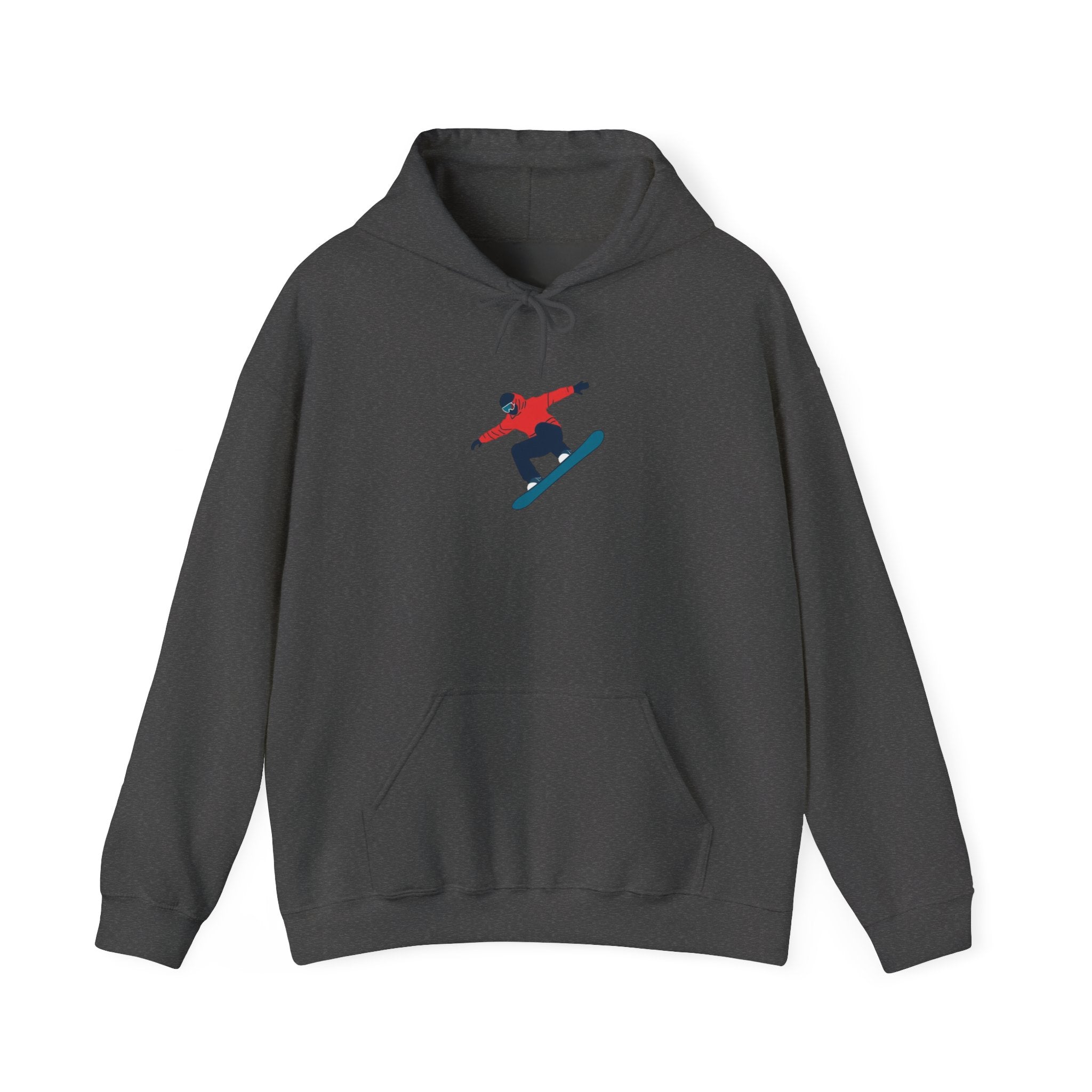 Snowboarder Graphic Hoodie – Minimal Winter Sports Pullover